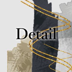 【国内配送・送料無料】ホテルライク×ゴールドライン×ブルーグレー×抽象・ニュアンス×キャンバスアート×アートポスター【1~3営業日で出荷】[f886]画像