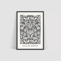 【送料無料】【国内配送】WILLIAM MORRIS（ウィリアムモリス）×植物画×デザインアート×キャンバスアート×アートポスター[f711]の画像