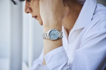 SBXY103　ｾｲｺｰｱｽﾄﾛﾝ【ﾉﾍﾞﾙﾃｨ付・ｷﾞﾌﾄ包装・ﾍﾞﾙﾄ調整無料・新品正規品】ｿｰﾗｰ電波 ﾒﾝｽﾞ腕時計画像
