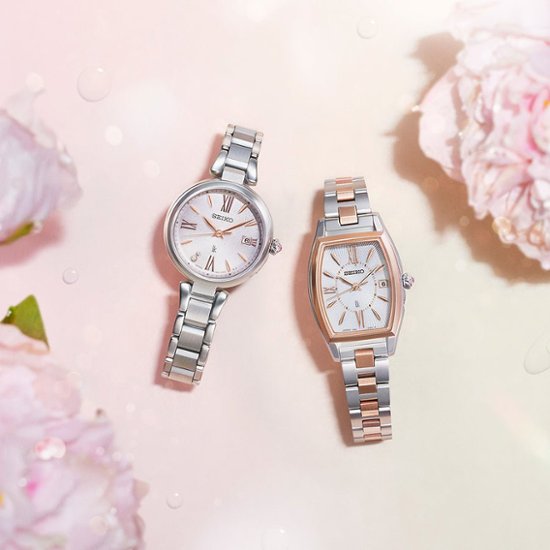 SSQW081 ｾｲｺｰﾙｷｱ【ﾉﾍﾞﾙﾃｨ付・ｷﾞﾌﾄ包装･ﾍﾞﾙﾄ調整無料･新品正規品】ｿｰﾗｰ電波　ﾚﾃﾞｨｰｽ腕時計　2024池田エライザさん広告モデル画像