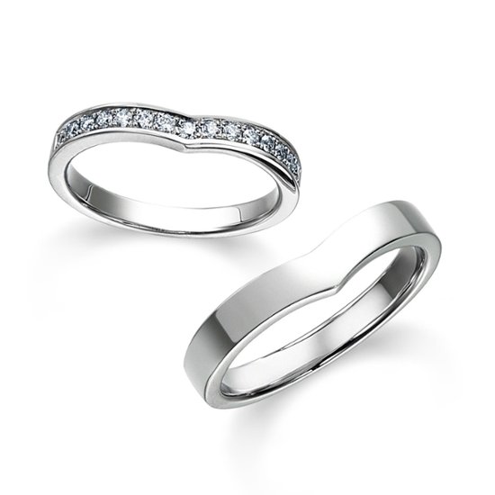 ロイヤルアッシャーWRB066/WRA056 　マリッジリング　結婚　指輪　ペアリング　【店頭サンプル有】画像