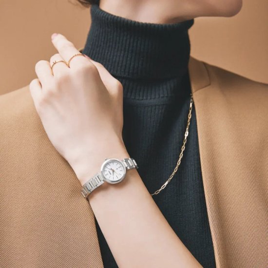 SSVR139 ｾｲｺｰﾙｷｱ【ﾉﾍﾞﾙﾃｨ付・ｷﾞﾌﾄ包装･ﾍﾞﾙﾄ調整無料･新品正規品】ｿｰﾗｰ　ﾚﾃﾞｨｰｽ腕時計画像