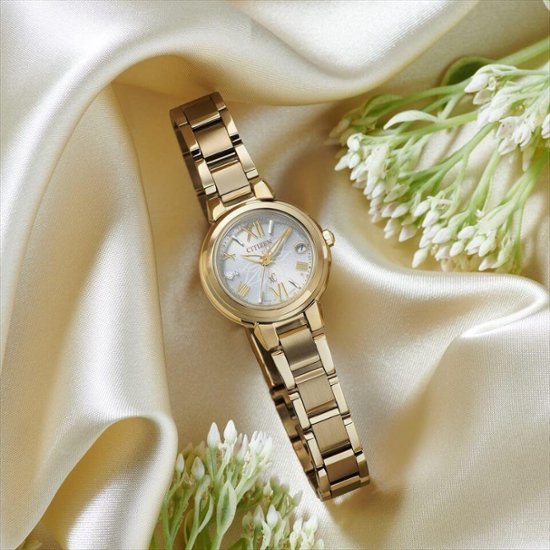 ES9433-56A クロスシー【ﾉﾍﾞﾙﾃｨ付･国内正規品･ｷﾞﾌﾄ包装･ﾍﾞﾙﾄ調整無料】腕時計 ﾚﾃﾞｨｰｽ ｿｰﾗｰ電波 限定画像