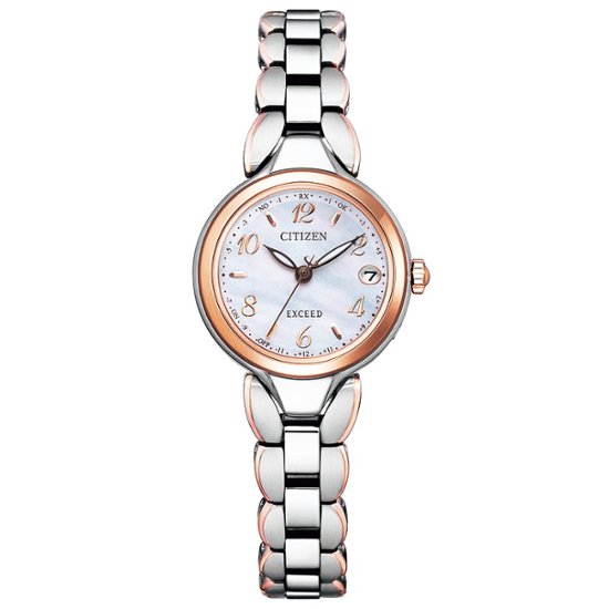 ES9474-59W ｴｸｼｰﾄﾞ【ﾉﾍﾞﾙﾃｨ付・国内正規品・ｷﾞﾌﾄ包装･ﾍﾞﾙﾄ調整無料】腕時計 ﾚﾃﾞｨｰｽ ｿｰﾗｰ電波画像