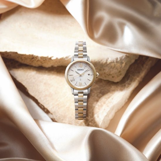 SSVW242 ｾｲｺｰﾙｷｱ【ﾉﾍﾞﾙﾃｨ付・ｷﾞﾌﾄ包装･ﾍﾞﾙﾄ調整無料･新品正規品】ｿｰﾗｰ電波　ﾚﾃﾞｨｰｽ腕時計 限定画像