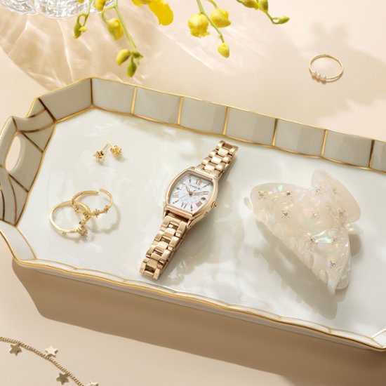 KS4-022-21 シチズンウイッカ【ノベルティ付･ｷﾞﾌﾄ包装･ベルト調整無料･国内正規品】腕時計 レディース ソーラー 限定画像