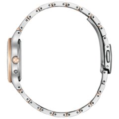 ES9496-64W クロスシー【ノベルティ付・国内正規品】【ｷﾞﾌﾄ包装･ｻｲｽﾞ調整無料】ｿｰﾗｰ電波　レディース腕時計 ※北川景子さん広告着用モデル画像