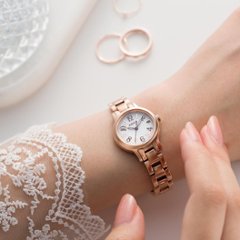 KH4-963-13 Citizenウィッカ【正規ﾒｰｶｰ保証書付･ｷﾞﾌﾄ包装･ﾍﾞﾙﾄ調整無料】腕時計 ﾚﾃﾞｨｽ ｿｰﾗｰ ｼﾝﾌﾟﾙｱｼﾞｬｽﾄ画像