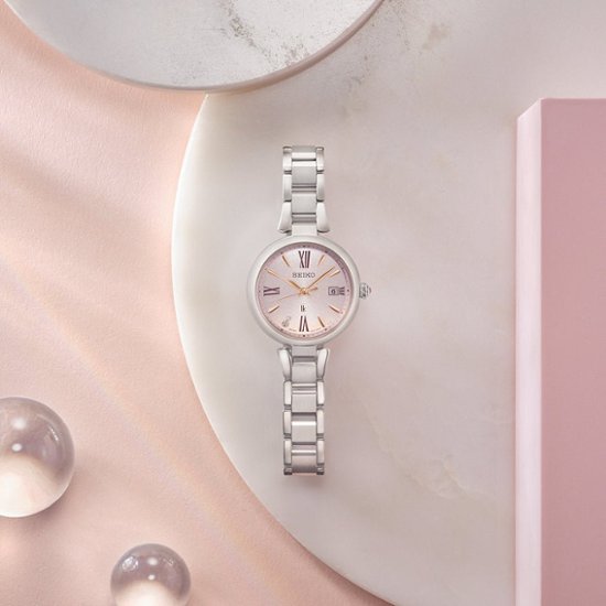 SSQW081 ｾｲｺｰﾙｷｱ【ﾉﾍﾞﾙﾃｨ付・ｷﾞﾌﾄ包装･ﾍﾞﾙﾄ調整無料･新品正規品】ｿｰﾗｰ電波　ﾚﾃﾞｨｰｽ腕時計　2024池田エライザさん広告モデル画像