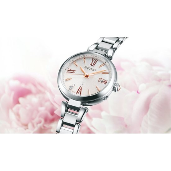 SSQW081 ｾｲｺｰﾙｷｱ【ﾉﾍﾞﾙﾃｨ付・ｷﾞﾌﾄ包装･ﾍﾞﾙﾄ調整無料･新品正規品】ｿｰﾗｰ電波　ﾚﾃﾞｨｰｽ腕時計　2024池田エライザさん広告モデル画像