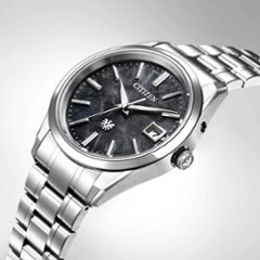 AQ4100-57E: ザ・シチズン【ノベルティ付･ギフト包装･ベルト調整無料･国内正規品】腕時計 メンズ ソーラー メタリック塗装文字板画像