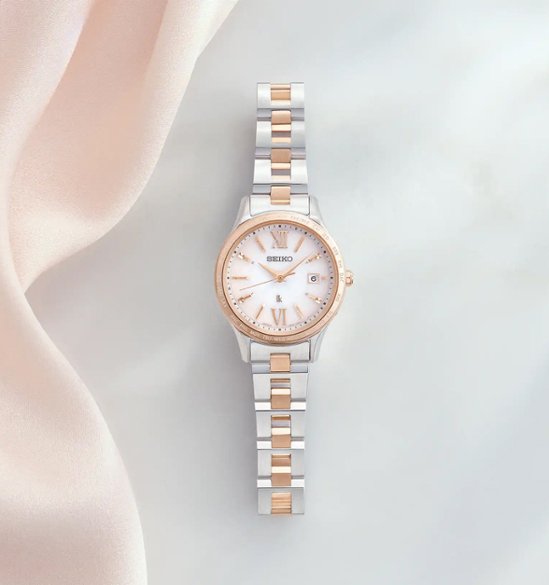 SSVV082 ｾｲｺｰﾙｷｱ【ﾉﾍﾞﾙﾃｨ付・ｷﾞﾌﾄ包装･ﾍﾞﾙﾄ調整無料･新品正規品】ｿｰﾗｰ電波　ﾚﾃﾞｨｰｽ腕時計画像