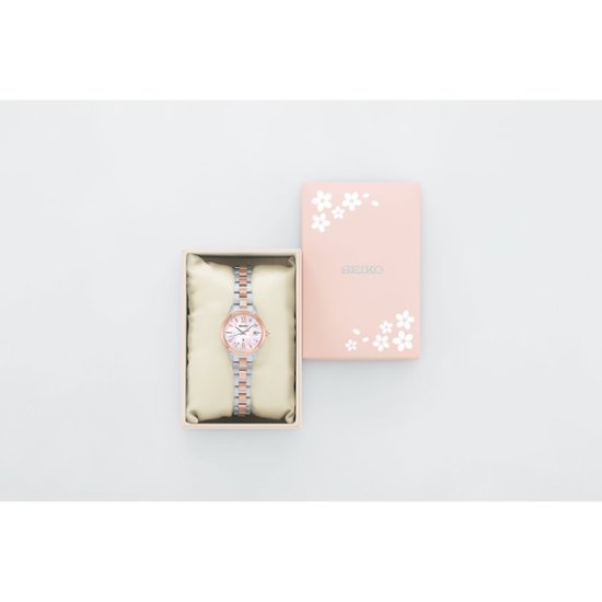 SSVW244 ｾｲｺｰﾙｷｱ【ﾉﾍﾞﾙﾃｨ付・ｷﾞﾌﾄ包装･ﾍﾞﾙﾄ調整無料･新品正規品】ｿｰﾗｰ電波　ﾚﾃﾞｨｰｽ腕時計 限定画像