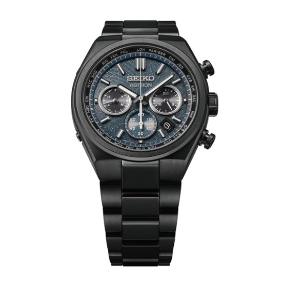 SBXY105 ｾｲｺｰｱｽﾄﾛﾝ【ﾉﾍﾞﾙﾃｨ付・ｷﾞﾌﾄ包装・ﾍﾞﾙﾄ調整無料・新品正規品】ｿｰﾗｰ電波 ﾒﾝｽﾞ腕時計 限定画像