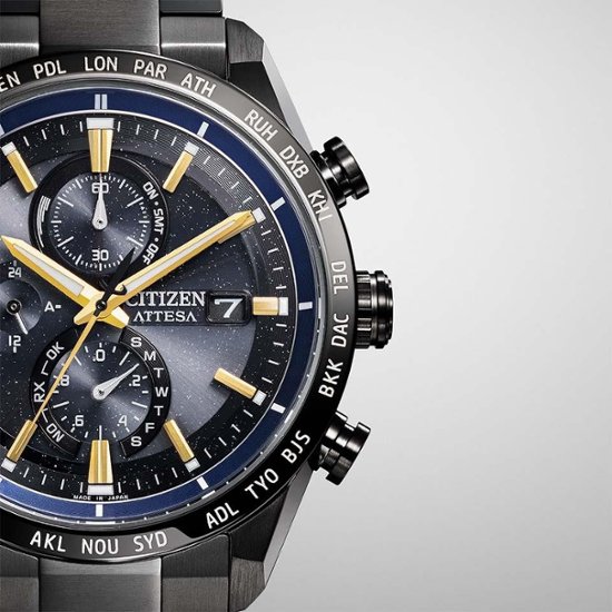 AT8289-67E アテッサ【ノベルティ付・ｷﾞﾌﾄ包装･ベルト調整無料・国内正規品】腕時計 メンズ ソーラー電波 限定 JAXA画像