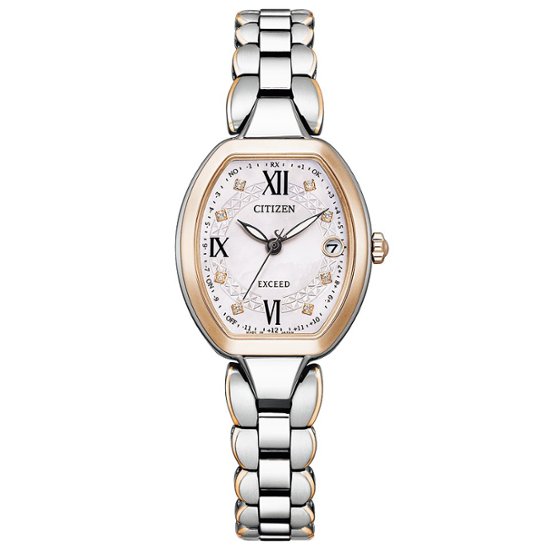  ES9484-55W ｴｸｼｰﾄﾞ【ﾉﾍﾞﾙﾃｨ付・国内正規品・ｷﾞﾌﾄ包装･ﾍﾞﾙﾄ調整無料】腕時計 ﾚﾃﾞｨｰｽ ｿｰﾗｰ電波画像