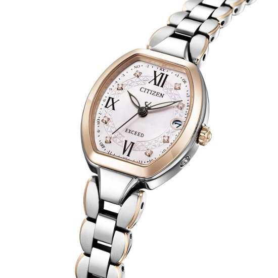  ES9484-55W ｴｸｼｰﾄﾞ【ﾉﾍﾞﾙﾃｨ付・国内正規品・ｷﾞﾌﾄ包装･ﾍﾞﾙﾄ調整無料】腕時計 ﾚﾃﾞｨｰｽ ｿｰﾗｰ電波画像