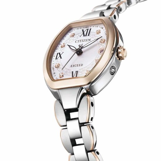  ES9484-55W ｴｸｼｰﾄﾞ【ﾉﾍﾞﾙﾃｨ付・国内正規品・ｷﾞﾌﾄ包装･ﾍﾞﾙﾄ調整無料】腕時計 ﾚﾃﾞｨｰｽ ｿｰﾗｰ電波画像