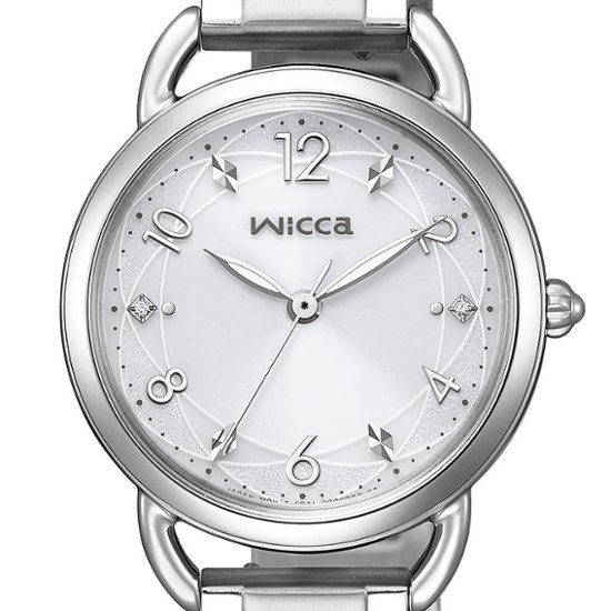 KP6-014-11 Citizenウィッカ【正規ﾒｰｶｰ保証書付･ｷﾞﾌﾄ包装･ﾍﾞﾙﾄ調整無料】腕時計 ﾚﾃﾞｨｽ ｿｰﾗｰ ｼﾝﾌﾟﾙｱｼﾞｬｽﾄ画像