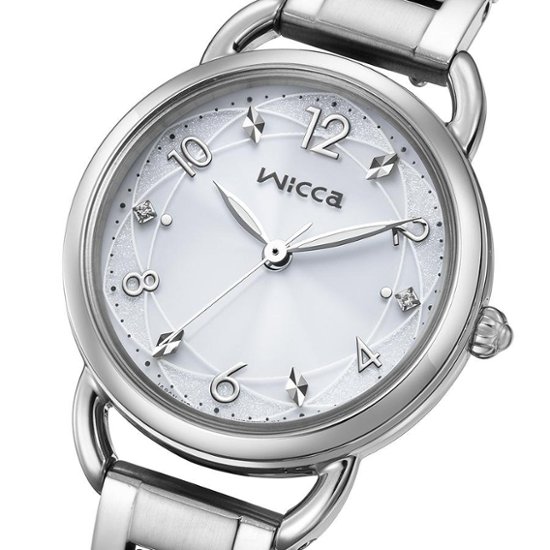 KP6-014-11 Citizenウィッカ【正規ﾒｰｶｰ保証書付･ｷﾞﾌﾄ包装･ﾍﾞﾙﾄ調整無料】腕時計 ﾚﾃﾞｨｽ ｿｰﾗｰ ｼﾝﾌﾟﾙｱｼﾞｬｽﾄ画像