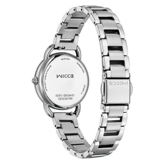 KP6-014-11 Citizenウィッカ【正規ﾒｰｶｰ保証書付･ｷﾞﾌﾄ包装･ﾍﾞﾙﾄ調整無料】腕時計 ﾚﾃﾞｨｽ ｿｰﾗｰ ｼﾝﾌﾟﾙｱｼﾞｬｽﾄ画像