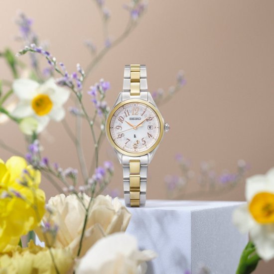 SSQW092 ｾｲｺｰﾙｷｱ【ﾉﾍﾞﾙﾃｨ付・ｷﾞﾌﾄ包装･ﾍﾞﾙﾄ調整無料･新品正規品】ｿｰﾗｰ電波　ﾚﾃﾞｨｰｽ腕時計画像