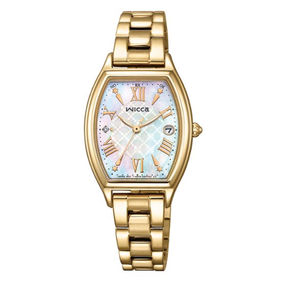 KS4-022-21 ウィッカ【正規ﾒｰｶｰ保証書付･ｷﾞﾌﾄ包装･ﾍﾞﾙﾄ調整無料】腕時計 ﾚﾃﾞｨｽ ｿｰﾗｰ ｼﾝﾌﾟﾙｱｼﾞｬｽﾄ 限定画像