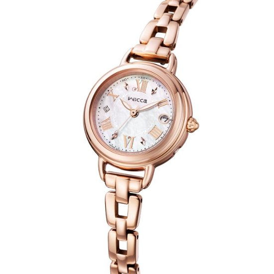 KL0-561-21 ウィッカ【正規ﾒｰｶｰ保証書付･ｷﾞﾌﾄ包装･ﾍﾞﾙﾄ調整無料】腕時計 ﾚﾃﾞｨｽ ｿｰﾗｰ電波画像