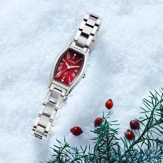 EW5541-50W クロスシー【ノベルティ付･国内正規品･ｷﾞﾌﾄ包装･ｻｲｽﾞ調整無料】レディース腕時計 ｿｰﾗｰ電波 限定画像