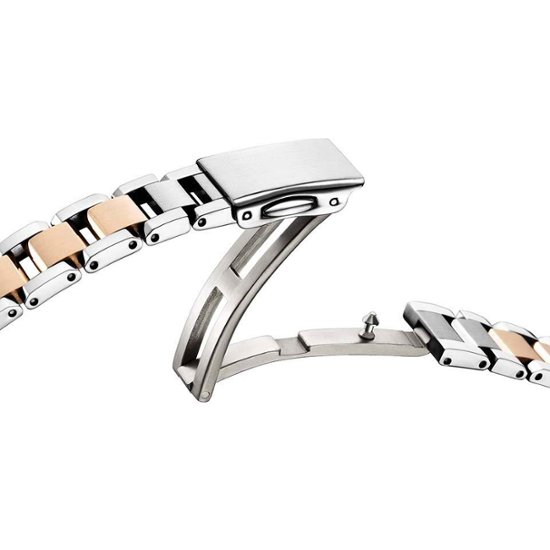 ES9465-50W クロスシー【ノベルティ付・国内正規品】【ｷﾞﾌﾄ包装･ｻｲｽﾞ調整無料】ｿｰﾗｰ電波　レディース腕時計 画像