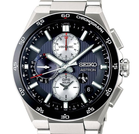 SBXC151・ｾｲｺｰｱｽﾄﾛﾝ【ﾉﾍﾞﾙﾃｨ付・ｷﾞﾌﾄ包装・ﾍﾞﾙﾄ調整無料・新品正規品】GPSｿｰﾗｰ電波 ﾒﾝｽﾞ腕時計 大谷選手2024広告モデル画像