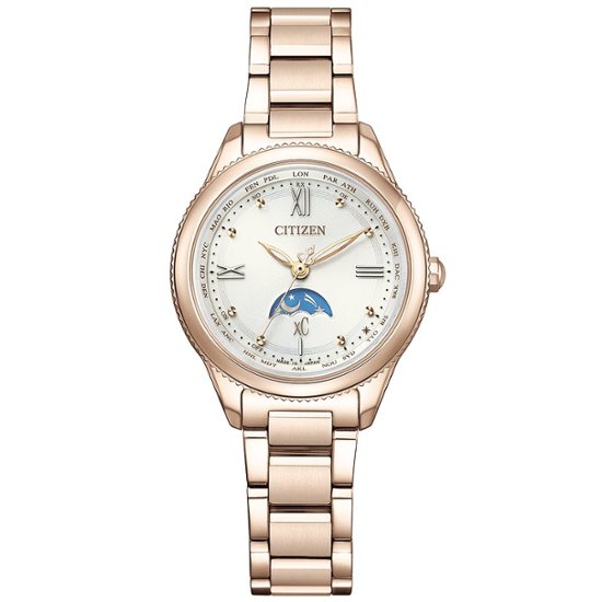 EE1004-57A クロスシー【ノベルティ付・国内正規品】【ｷﾞﾌﾄ包装･ｻｲｽﾞ調整無料】ｿｰﾗｰ電波　レディース腕時計 北川景子さん広告着用モデル画像