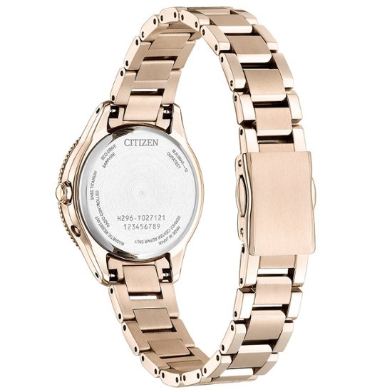 EE1004-57A クロスシー【ノベルティ付・国内正規品】【ｷﾞﾌﾄ包装･ｻｲｽﾞ調整無料】ｿｰﾗｰ電波　レディース腕時計 北川景子さん広告着用モデル画像