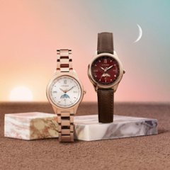 EE1004-57A クロスシー【ノベルティ付・国内正規品】【ｷﾞﾌﾄ包装･ｻｲｽﾞ調整無料】ｿｰﾗｰ電波　レディース腕時計 北川景子さん広告着用モデル画像