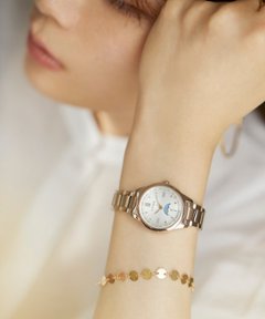 EE1004-57A クロスシー【ノベルティ付・国内正規品】【ｷﾞﾌﾄ包装･ｻｲｽﾞ調整無料】ｿｰﾗｰ電波　レディース腕時計 北川景子さん広告着用モデル画像