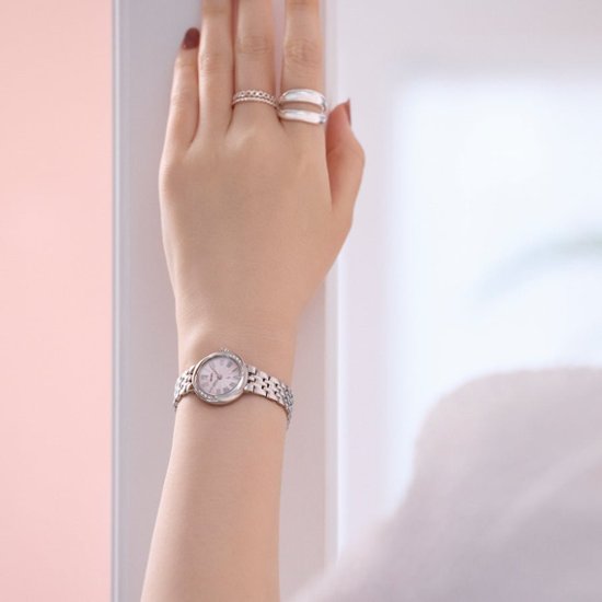 SSWA001 ｾｲｺｰﾙｷｱ【ﾉﾍﾞﾙﾃｨ付・ｷﾞﾌﾄ包装･ﾍﾞﾙﾄ調整無料･新品正規品】電池式ｸｫｰﾂ　ﾚﾃﾞｨｰｽ腕時計 画像