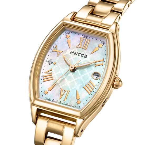 KS4-022-21 ウィッカ【正規ﾒｰｶｰ保証書付･ｷﾞﾌﾄ包装･ﾍﾞﾙﾄ調整無料】腕時計 ﾚﾃﾞｨｽ ｿｰﾗｰ ｼﾝﾌﾟﾙｱｼﾞｬｽﾄ 限定画像