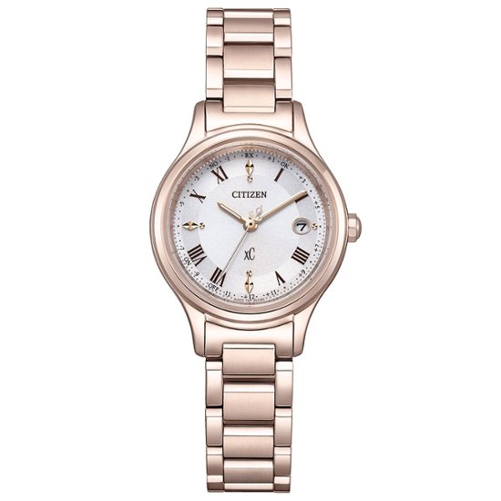 ES9497-96A ｸﾛｽｼｰ【ﾉﾍﾞﾙﾃｨ付･国内正規品･ｷﾞﾌﾄ包装･ﾍﾞﾙﾄ調整無料】ｿｰﾗｰ電波 ﾚﾃﾞｨｽ腕時計 ｼﾝﾌﾟﾙｱｼﾞｬｽﾄ画像