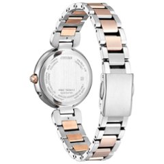 ES9465-50W クロスシー【ノベルティ付・国内正規品】【ｷﾞﾌﾄ包装･ｻｲｽﾞ調整無料】ｿｰﾗｰ電波　レディース腕時計 画像