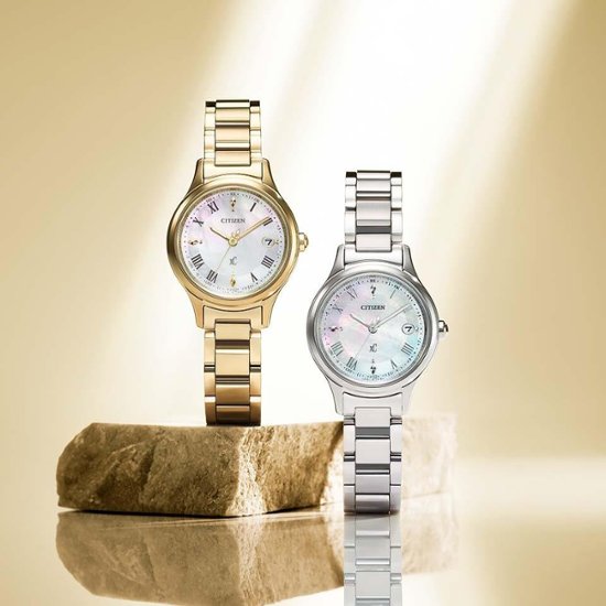 ES9490-52D  クロスシー【ノベルティ付・国内正規品】【ｷﾞﾌﾄ包装･ｻｲｽﾞ調整無料】ｿｰﾗｰ電波　レディース腕時計画像