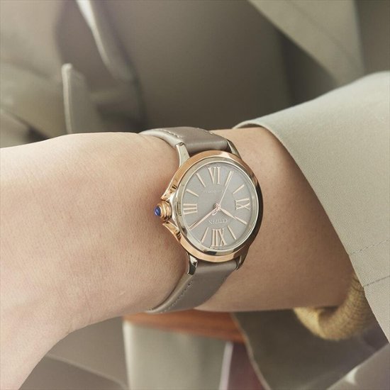 EM1166-01Z  シチズンエル【ノベルティ付・国内正規品・ギフト包装･ベルト調整無料】 腕時計 レディース ソーラー画像