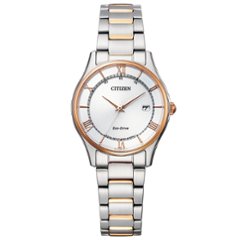 ES0002-57A ｼﾁｽﾞﾝｺﾚｸｼｮﾝ【正規ﾒｰｶｰ保証書付･ｷﾞﾌﾄ包装･ﾍﾞﾙﾄ調整無料】腕時計 ﾚﾃﾞｨｽ ｿｰﾗｰ電波 ｼﾝﾌﾟﾙｱｼﾞｬｽﾄの画像