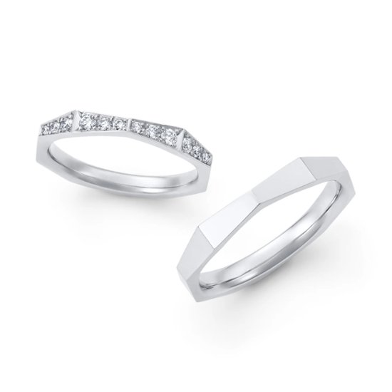 ロイヤルアッシャー　WRB081 / WRA071 マリッジリング　結婚　指輪　ペアリング　 【店頭サンプル在り】画像