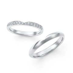 ロイヤルアッシャー　WRB080 / WRA070 マリッジリング　結婚　指輪　ペアリング　 【店頭サンプル在り】画像