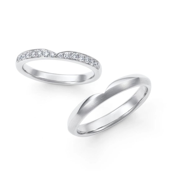 ロイヤルアッシャー　WRB080 / WRA070 マリッジリング　結婚　指輪　ペアリング　 【店頭サンプル在り】画像