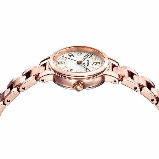 KH4-963-13 Citizenウィッカ【正規ﾒｰｶｰ保証書付･ｷﾞﾌﾄ包装･ﾍﾞﾙﾄ調整無料】腕時計 ﾚﾃﾞｨｽ ｿｰﾗｰ ｼﾝﾌﾟﾙｱｼﾞｬｽﾄ画像