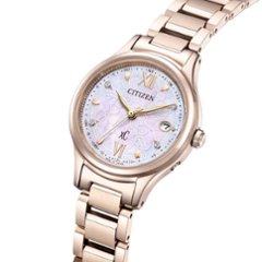 ES9498-77N:ｸﾛｽｼｰ【ﾉﾍﾞﾙﾃｨ付･国内正規品･ｷﾞﾌﾄ包装･ﾍﾞﾙﾄ調整無料】ｿｰﾗｰ電波 ﾚﾃﾞｨｽ腕時計 ｼﾝﾌﾟﾙｱｼﾞｬｽﾄ 限定画像