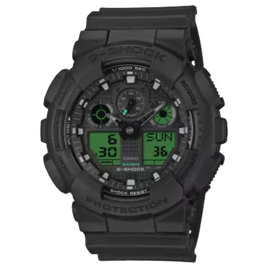 g-shock：GA-100BEG-1AJF【新品正規品・ノベルティ付・ギフト包装無料】メンズ腕時計画像