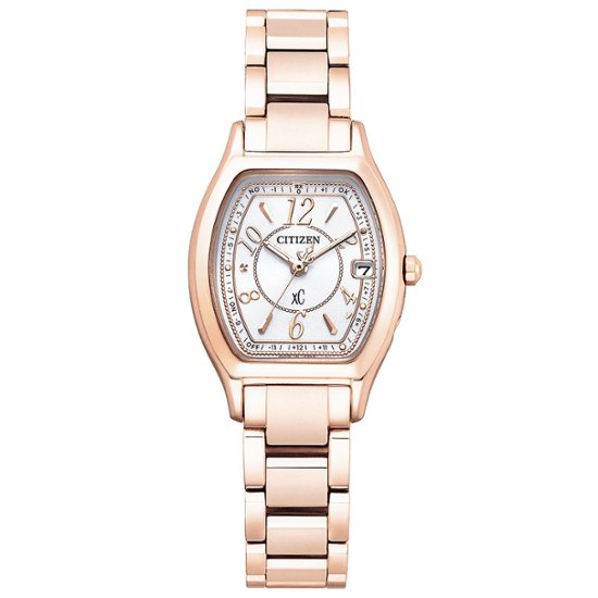 ES9354-69A クロスシー【ノベルティ付・国内正規品】【ｷﾞﾌﾄ包装･ｻｲｽﾞ調整無料】ｿｰﾗｰ電波　レディース腕時計画像