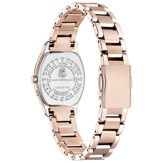 ES9354-69A クロスシー【ノベルティ付・国内正規品】【ｷﾞﾌﾄ包装･ｻｲｽﾞ調整無料】ｿｰﾗｰ電波　レディース腕時計画像